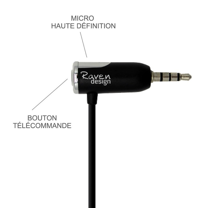 Raven design 700050 Hands Free Car Kit for Smartphone Black