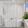 YISURE Clear Extra Long Shower Curtain Liner 72 x 84