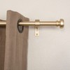 Decopolitan 3/4" Knob Curtain Rod, 36 to 72 Inches, Antique