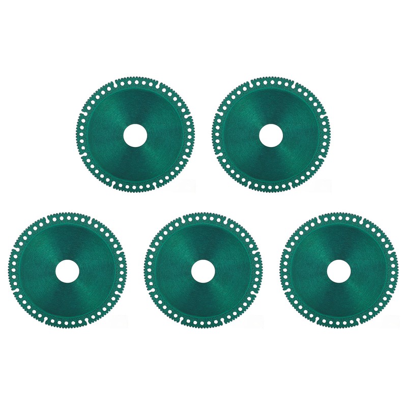 5PCS Multifunctional Cutting Saw Blade OD100mm ID20mm Green Angle Grinder