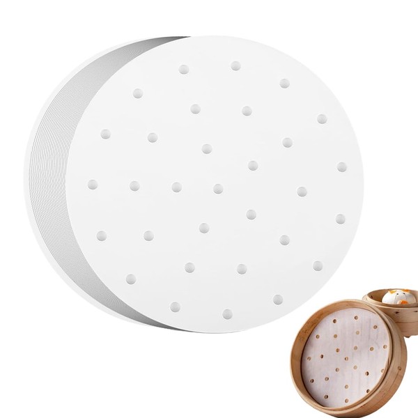 WUSJCOF Pack of 100 Dim Sum Paper, Non-Stick Coating, as
