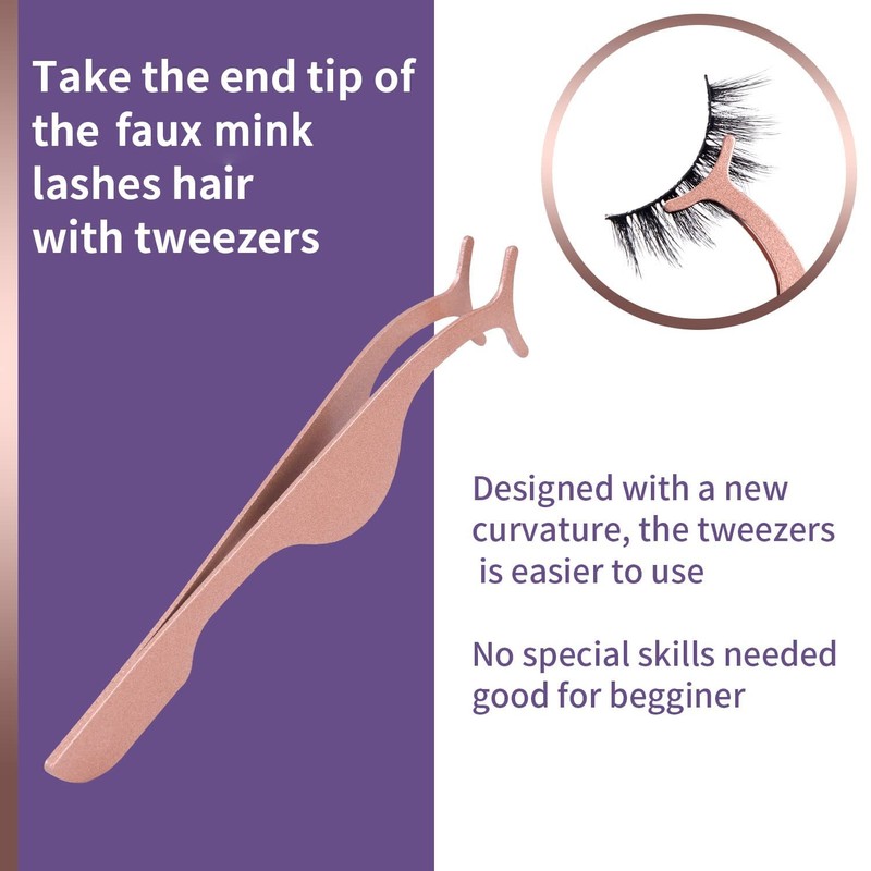 AKARABEAUTYLASHES 5 Pairs Wispy Lashes, Faux Mink, Natural Look, Fluffy