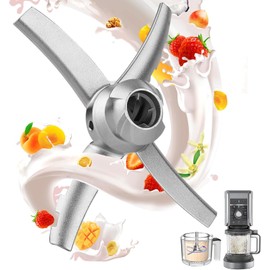 Replacement Blade Compatible with Ninja CREAMi Deluxe NC501EU, Paddle Blade Stainless Steel Replacement Parts for Ninja Ice Cream Maker Dessert Machine CN501CO NC500C NC501C NC501H Accessories