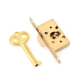 lijun Vintage Drawer Lock with Key Antique Small Box Cabinet Door Locks Furniture Hardware