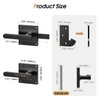 Double Side Gate Latch, Heavy Duty Gate Latch for Wooden