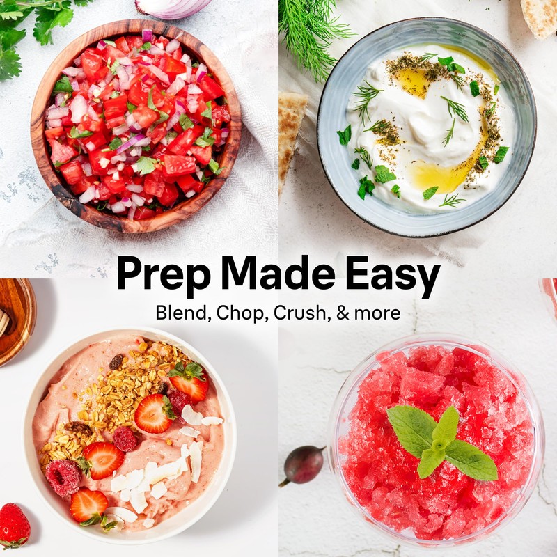 Braun CH3012BK EasyPrep™ Mini Food Processor, 4 cup, Black