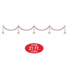 Beistle Stanchion Party Props, 27 Images on 3 Sheets, Printed Plastic Awards Night Themed Scene, VIP Celebrity Entrance Wall Decorations, Each Sheet Measures 34.5” x 5’ 1”