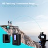 Pin Microphone Wireless KIMAFUN 2.4G Wireless Microphone, Wireless Lavalier Microphone,