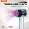 VEVOR High-Speed Hair Dryer with 105,000RPM Brushless Motor, 200 Million