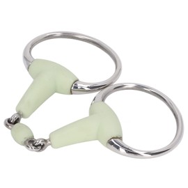 Natudeco Horse Snaffle Bit Garden Breeding Mouth Bit Stainless Steel Horse Snaffle Roller for 125mm Horse Mouth Equestrian Gardens Breeding Farms