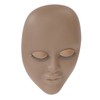Lash Mannequin Head Reusable Soft Rubber 3D Effects Replaced Eyelids