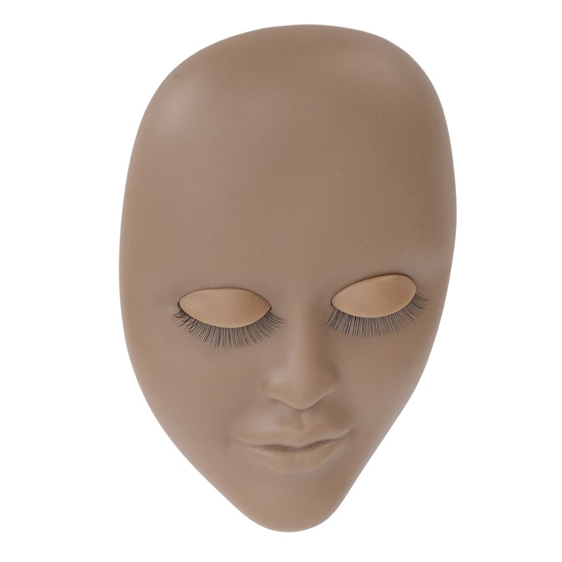 Lash Mannequin Head Reusable Soft Rubber 3D Effects Replaced Eyelids