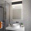 Aipsun 20W/24in Rectangular LED Black Modern Wall Sconce Horizontal Up