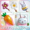 DNBOD Pastel Easter Bunny Balloon Arch Kit,149Pcs Pastel Rainbow Balloon