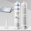 Durvol Auto Glass Urethane Windshield Adhesive Sealant (2-Pack Black) High