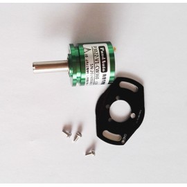 CALT 360 Degree 22mm Outer 6mm Shaft Hall Effect Potentiometer Angle Encoder Sensor Analog 0-5v Output 5V Supply Voltage