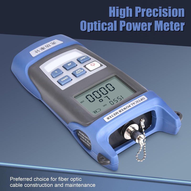 Portable Power Meter, Fiber Optic Cable Tester FC/SC/ST Universal Interface