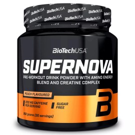 Biotech SUPERNOVA 282g - TOP Highly effective pre-workout, energy, muscle building - Peach