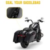ANONEMOTO Black Saddlebag Latches Kit, Saddlebag Lifters Compatible for Harley