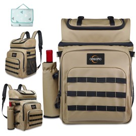 Oversize 45L Insulated Cooler Backpack Waterproof & Leak-Proof Over-Size Storage for Beach, Picnic, Camping, Lunch and Travel, Large Portable Cooler Bag for Outdoor Enthusiasts, Workers, Men & Women