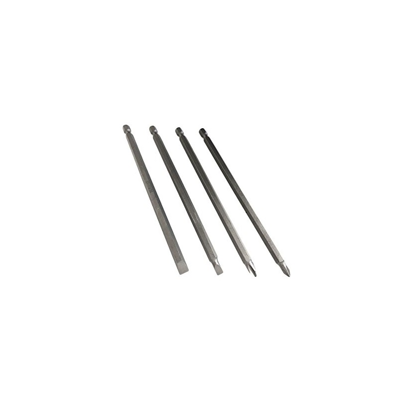 6" Extra Long Quick Change Power Drill Bits (4 Piece