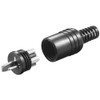 Speaker Plugs with Screw Connection, Kink Protection, Screwable Housing Pack