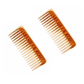2pcs Wide Tooth Comb for Curly Hair Combs for Women Wide Tooth Comb for Wet Hair Comb Men Styling Comb Detangling Comb Wide Comb,Large Hair Detangling Combs for Curly Wet Dry Thick Wavy Hair
