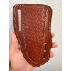Leather Sheath Brown Leather Knife Sheath Pancake Fixed Blade Knife