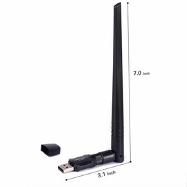 OURLiNK New 600Mbps Dualband USB WiFi Adapter dongle Wireless Network Lan Card Antenna