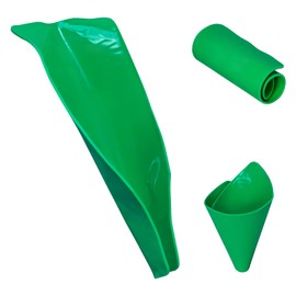 Flexible Oil Funnel, Foldable Oil Drain Funnel, for Oil Draining and Spill-Free Oil Filling, Easy to Clean & Foldable, for Lawnmower, Snowplow, Truck, Motorcycle (Green)