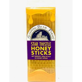 Honey Sticks 22 Honey Straws Made with Pure Star Thistle Honey From Sleeping Bear Farms Beekeepers in Northern Michigan