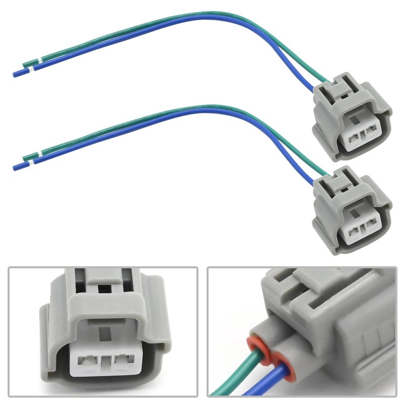 Aynaxcol 2 Pcs Turn Light Signal Harness Cable Connector Pigtail,