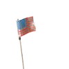 Starry Illuminate 3 PCS Solar White Led American Flag USA