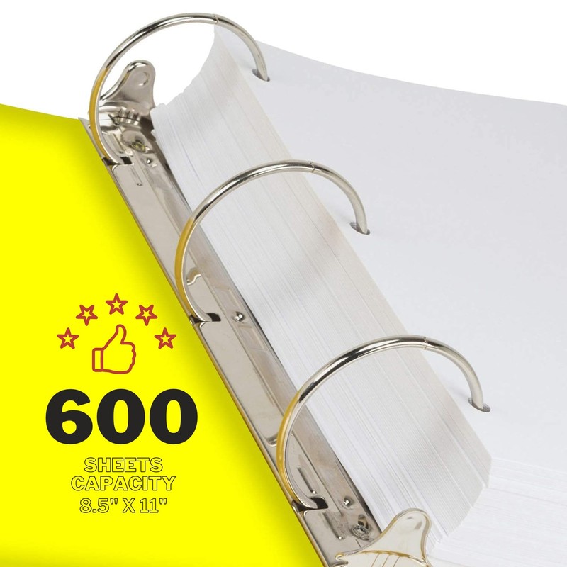 SDS Ring Binder, Bilingual with English/Spanish, Heavy Duty, 7.6cm Capacity