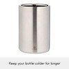 Viners Barware Wine Cooler Double Wall Silver 1.3L, Stainless Steel