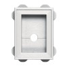 Builders Edge 130130003123 Wrap Around Utility Block 123, White