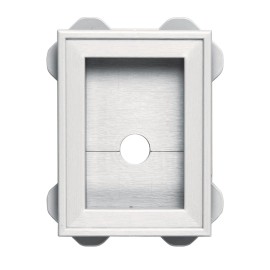 Builders Edge 130130003123 Wrap Around Utility Block 123, White
