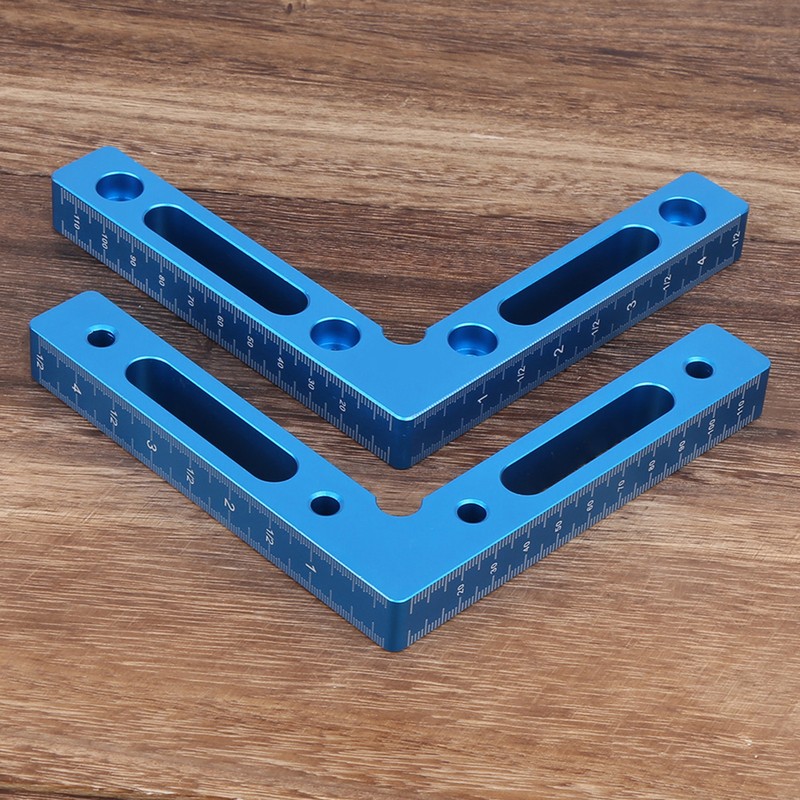 2Pcs/Set Aluminum Alloy Carpenter 90 Degree Right Angle Positioner Clamps