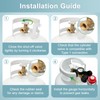 SHINESTAR 0-20 PSI Adjustable Propane Regulator and Hose with Brass