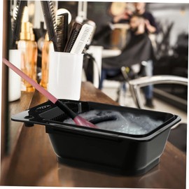 Outanaya Hair Dye Bowl Professional Coloring Container for Salon DIY Use Easy Mixing Application Multipurpose Hair Color Tool Practical Portable Design Black