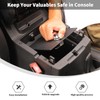 Linskip Console Valuables Safe Compatible with 2018-2024 Jeep Wrangler JL