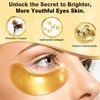24K Gold Eye Pads – 12 Pairs of Collagen &