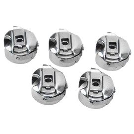 Stainless Steel Sewing Machine Bobbin Case, Industrial Bobbin Case, 5 Piece Set Bobbin Holder Case