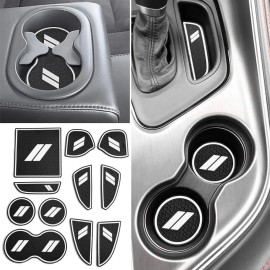 Auovo Cup Holder Insert for Dodge Challenger 2015-2023 Door Center Console Liner