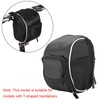 Black Multi Function Quick Release Bicycle Cycling Front Frame Tube