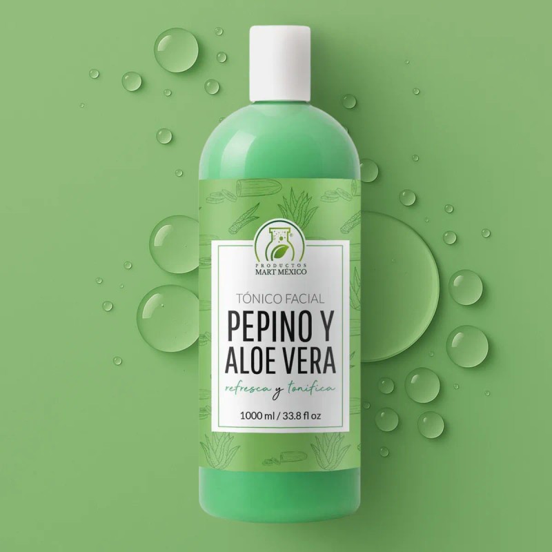 Tónico Facial Productos Mart Mexico Pepino Aloe Hipoalergénico