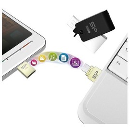 Allcam X21 8GB Micro USB Flash Drive/Memory Stick for Smartphones & Tablets (featuring USB OTG)