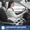 SEALY 12-Volt Heated Car Blanket with 2 USB Output Ports,