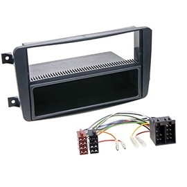 ACV 281190-02+1230-24 Radioeinbauset mit Fach Mercedes schwarz Mehrfarbig