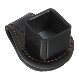 BESPORTBLE Elegant Billiard Cue Chalk Holder Magnetic Belt Clip for Snooker Pool Chalk Holder Tool Leather Storage Box Cue